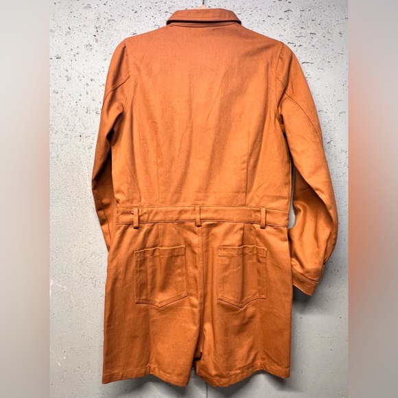 Daphnea Camel Denim Playsuit - Picture 4 of 4